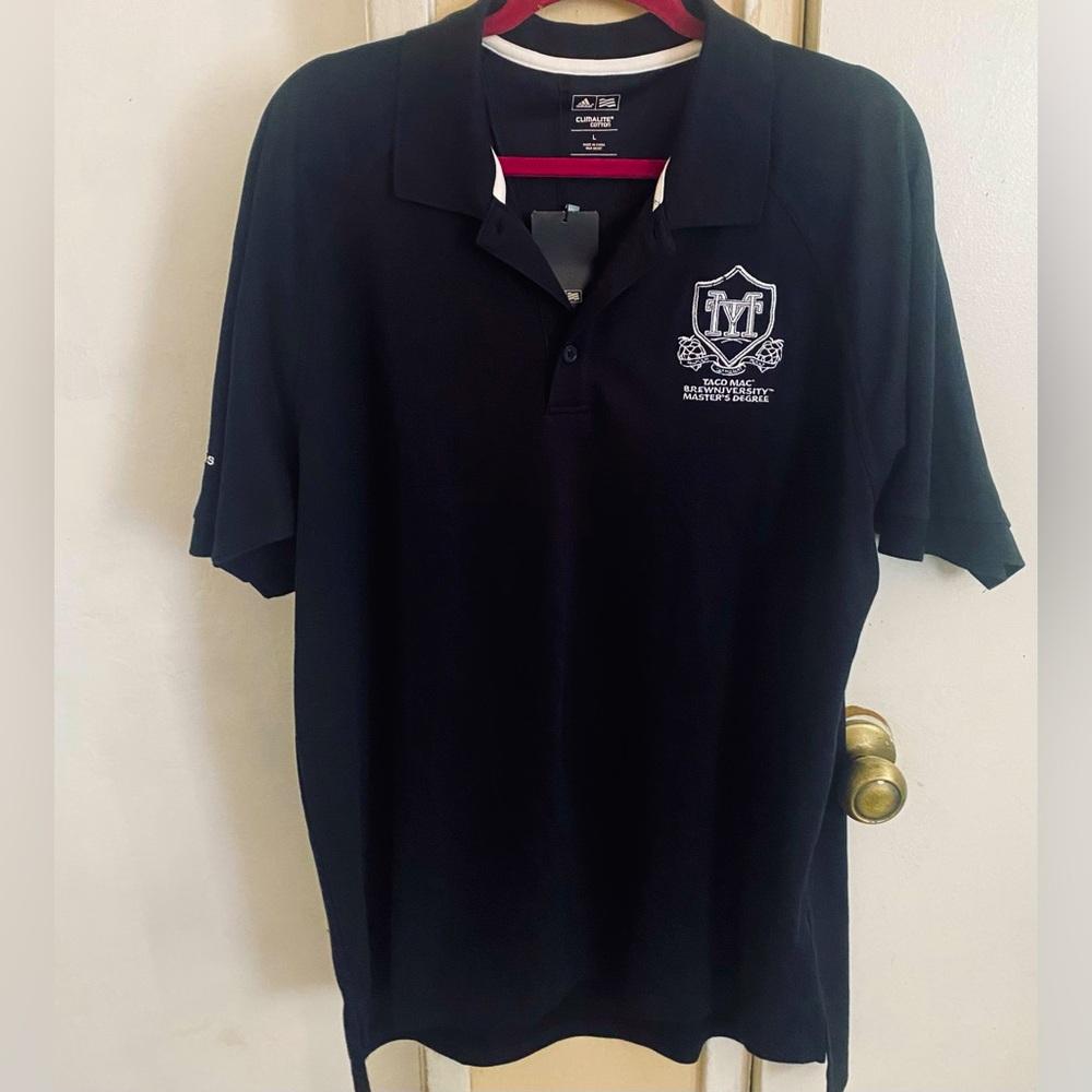 Adidas Climalite cotton polo shirt golf shirt sz Large (gift idea!)🎁
